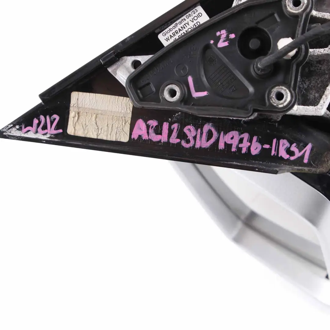 Mercedes W212 Wing Mirror Door Left N/S Outside Iridium Silver Metallic - 775 - SKU rhd-A2128101976-IRS1 - Part number A2128101976
