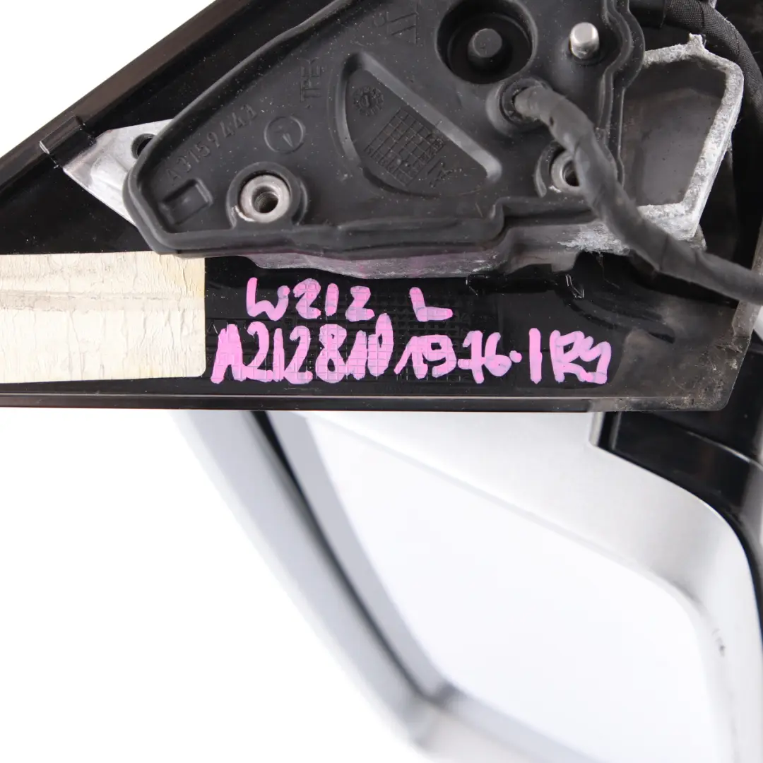 Wing Mirror Mercedes W212 Left N/S Door Iridium Silver Metallic 775 to with Part number A2128101976 Wing Mirror Mercedes W212 Left N/S Door Iridium Silver Metallic 775 - SKU rhd-A2128101976-IRS - Part number A2128101976