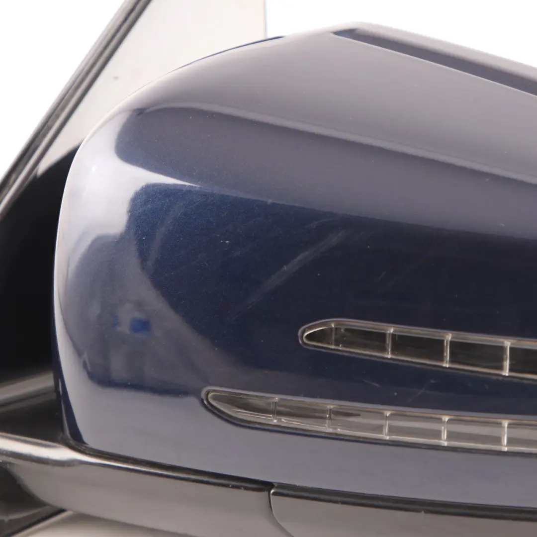 Wing Mirror Auto Dip Door Left N/S Cavansite Blue Metallic - 890 to Mercedes W212 with Part number A2128102176 Mercedes W212 Wing Mirror Auto Dip Door Left N/S Cavansite Blue Metallic - 890 - SKU rhd-A2128102176-CVB - Part number A2128102176