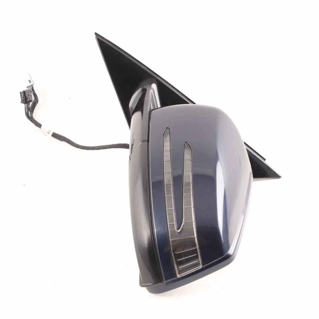 Wing Mirror Auto Dip Door Left N/S Cavansite Blue Metallic - 890 to Mercedes W212 with Part number A2128102176 Mercedes W212 Wing Mirror Auto Dip Door Left N/S Cavansite Blue Metallic - 890 - SKU rhd-A2128102176-CVB - Part number A2128102176