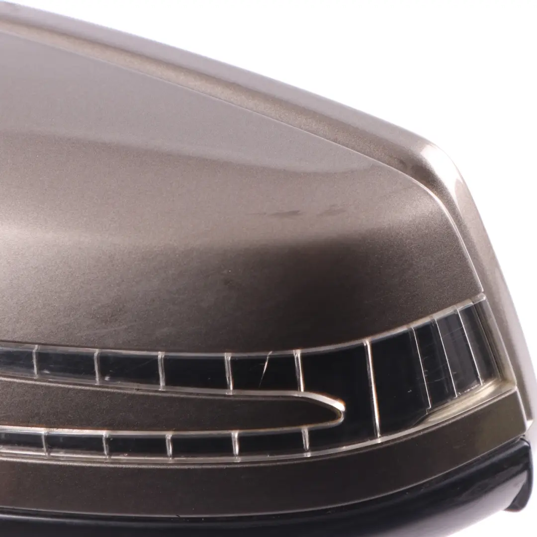 Mercedes W212 Wing Mirror Auto Dip Door Left N/S Outside Indium Grey - 963 - SKU rhd-A2128102176-ING - Part number A2128102176