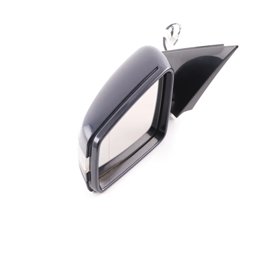 Mercedes W212 Wing Mirror Auto Dip Door Left N/S Outside Tanzanite Blue - 359 - SKU rhd-A2128102176-TB - Part number A2128102176
