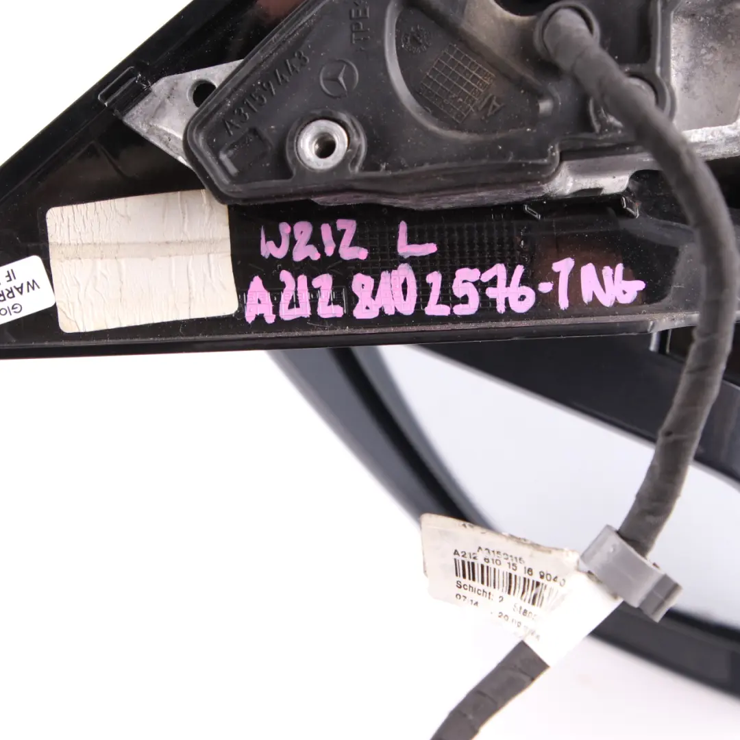 Wing Mirror Mercedes W212 S212 Blind Spot Left N/S Door Tenorite Grey - 755 to with Part number A2128102576 Wing Mirror Mercedes W212 S212 Blind Spot Left N/S Door Tenorite Grey - 755 - SKU rhd-A2128102576-TNG - Part number A2128102576