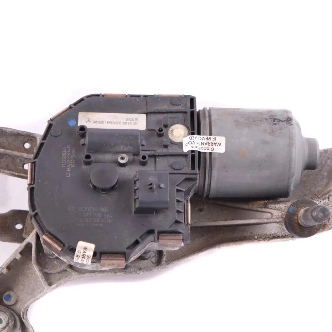 Wiper Motor Mercedes W212 E-Class Windscreen Linkage System to with Part number A2128201340 Wiper Motor Mercedes W212 E-Class Windscreen Linkage System - SKU rhd-A2128201340 - Part number A2128201340