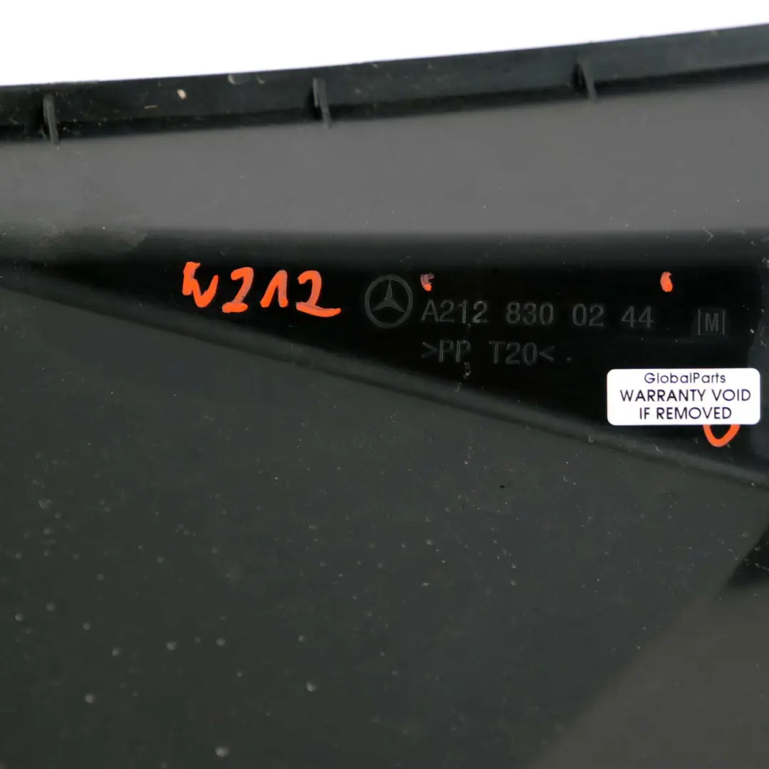 Mercedes W212 Air Duct Channel Housing Trim Panel - SKU rhd-A2128300244 - Part number A2128300244