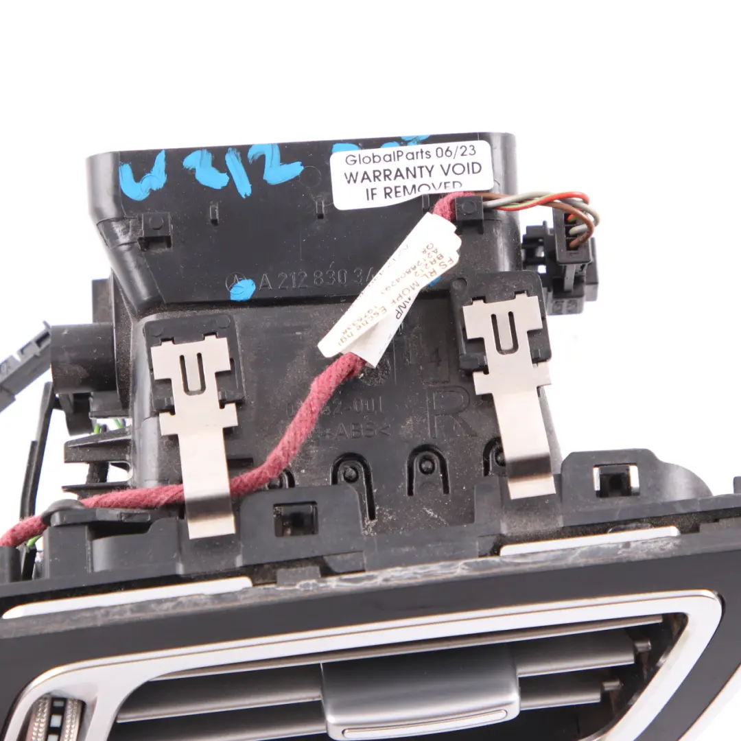 Dashboard Air Vent Mercedes W212 Trim Cover Right O/S Frame Wood to with Part number A2128303454 Dashboard Air Vent Mercedes W212 Trim Cover Right O/S Frame Wood - SKU rhd-A2128303454 - Part number A2128303454