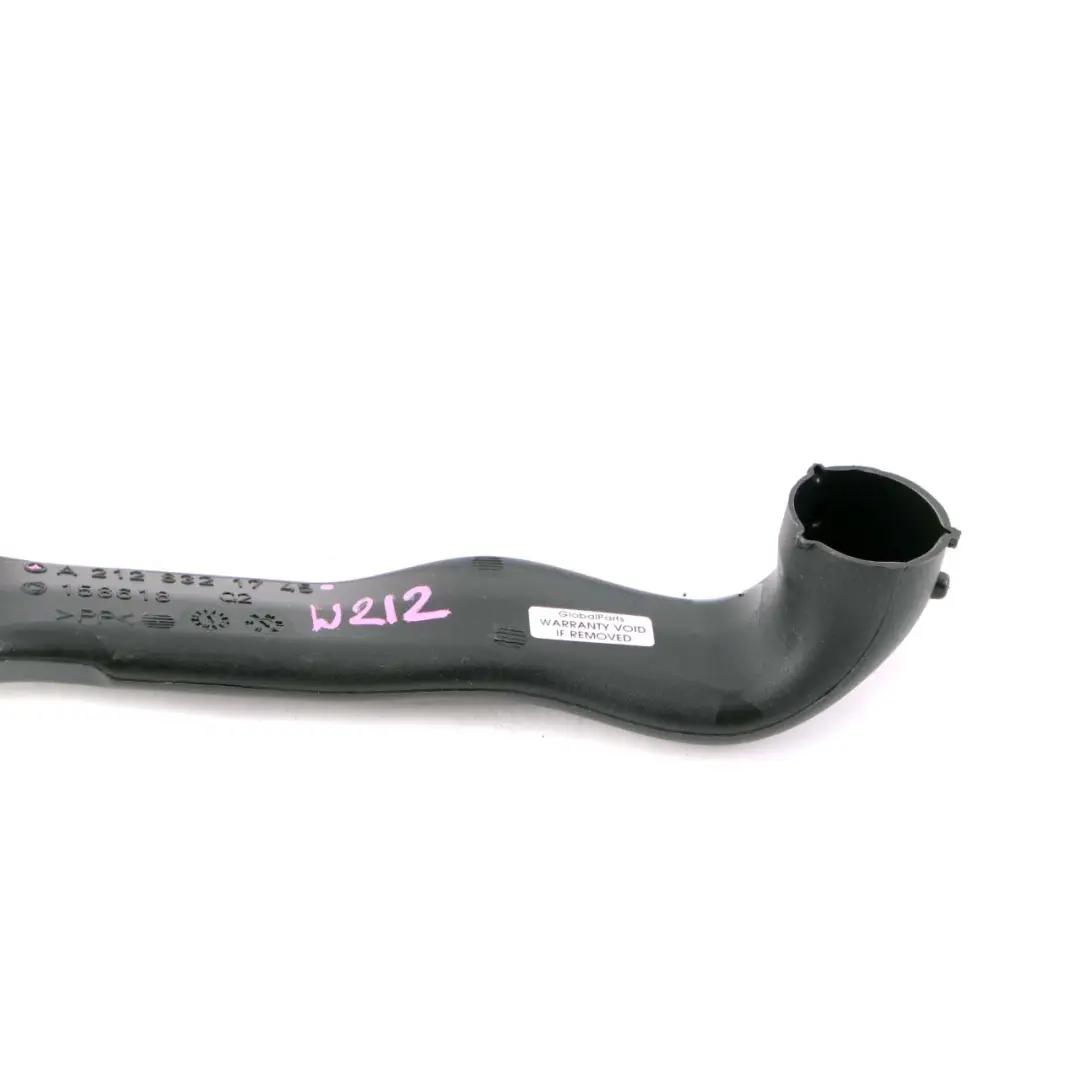 Mercedes W212 Centre Console Pipe Hose Duct Channel - SKU rhd-A2128321745 - Part number A2128321745