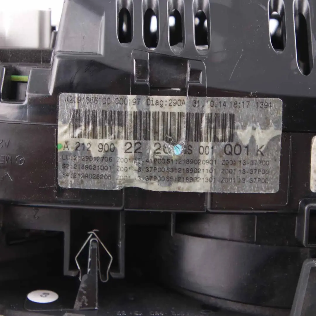 Instrument Cluster Speedo Clocks Automatic to Mercedes W212 E63 AMG with Part number A2129002226 Mercedes W212 E63 AMG Instrument Cluster Speedo Clocks Automatic - SKU rhd-A2129002226 - Part number A2129002226