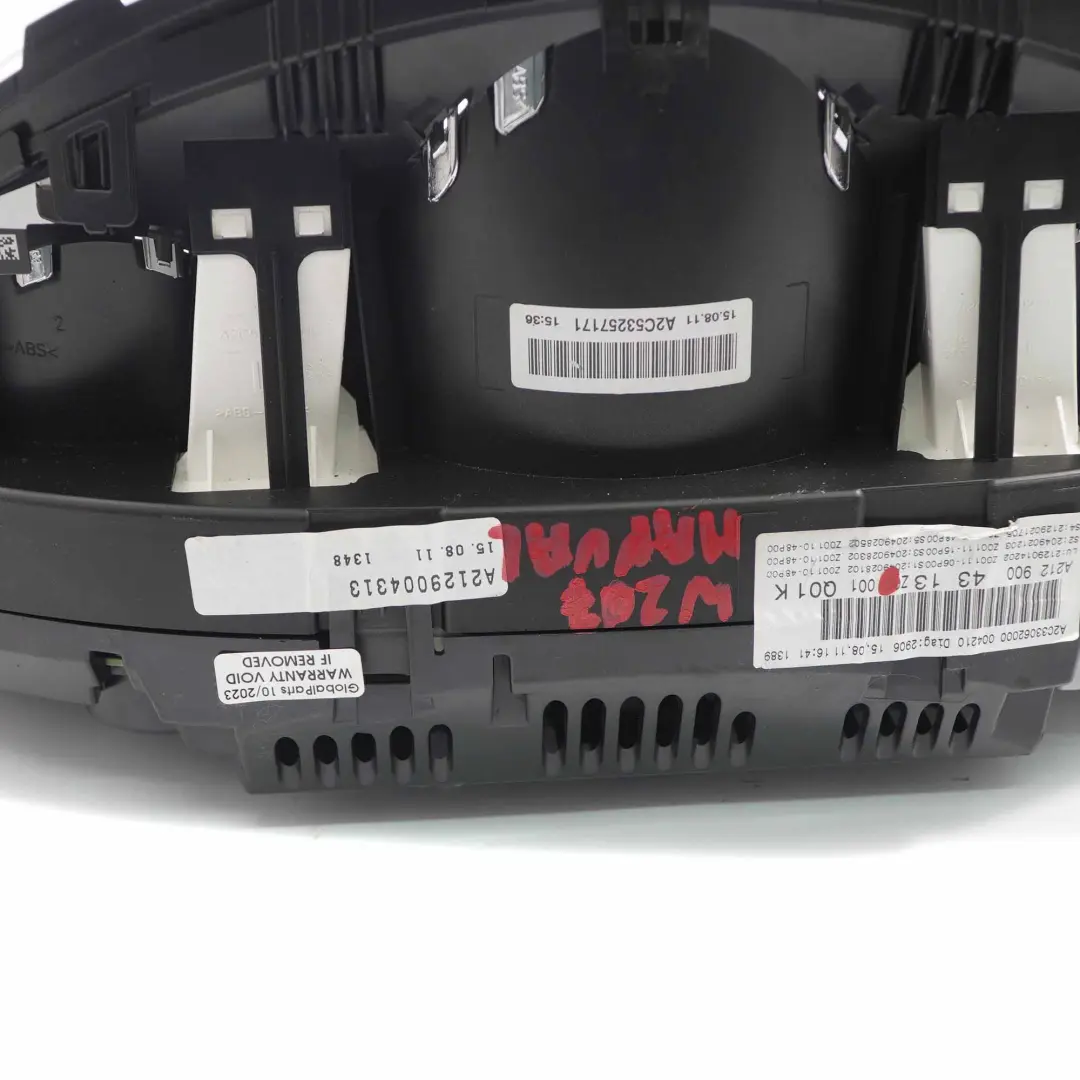  Instrument Cluster Mercedes C207 W212 Diesel Speedo Clocks Manual - SKU rhd-A2129004313-1 - Part number A2129004313