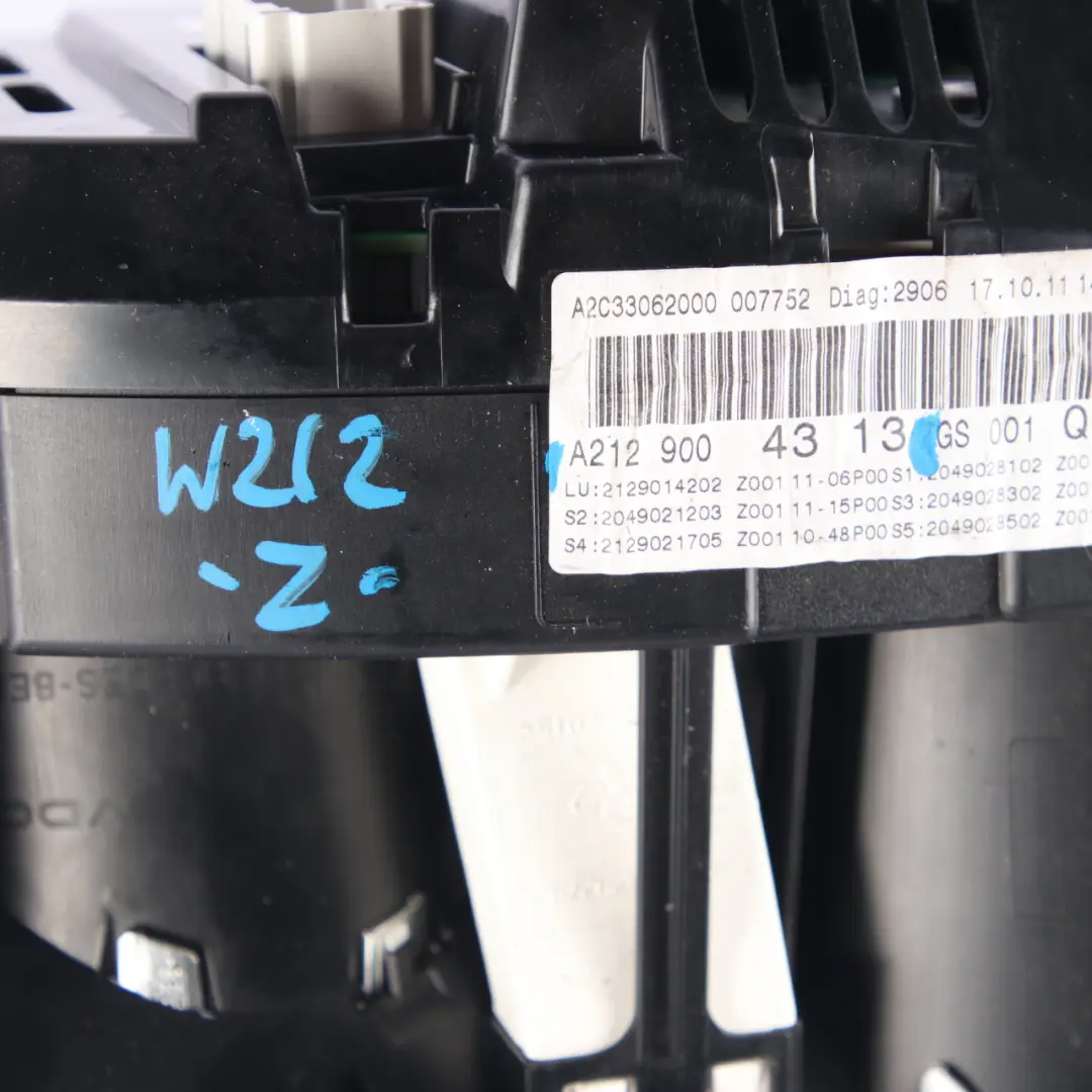 Instrument Cluster Mercedes W212 Diesel Speedo Clocks Automatic to with Part number A2129004313 Instrument Cluster Mercedes W212 Diesel Speedo Clocks Automatic - SKU rhd-A2129004313 - Part number A2129004313