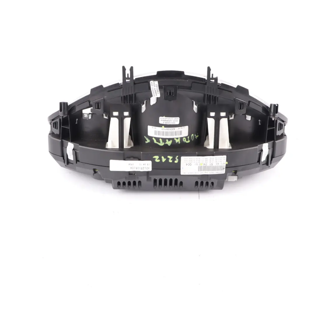 Mercedes C207 W212 Diesel Instrument Cluster Speedo Clocks Automatic - SKU rhd-A2129005104 - Part number A2129005104