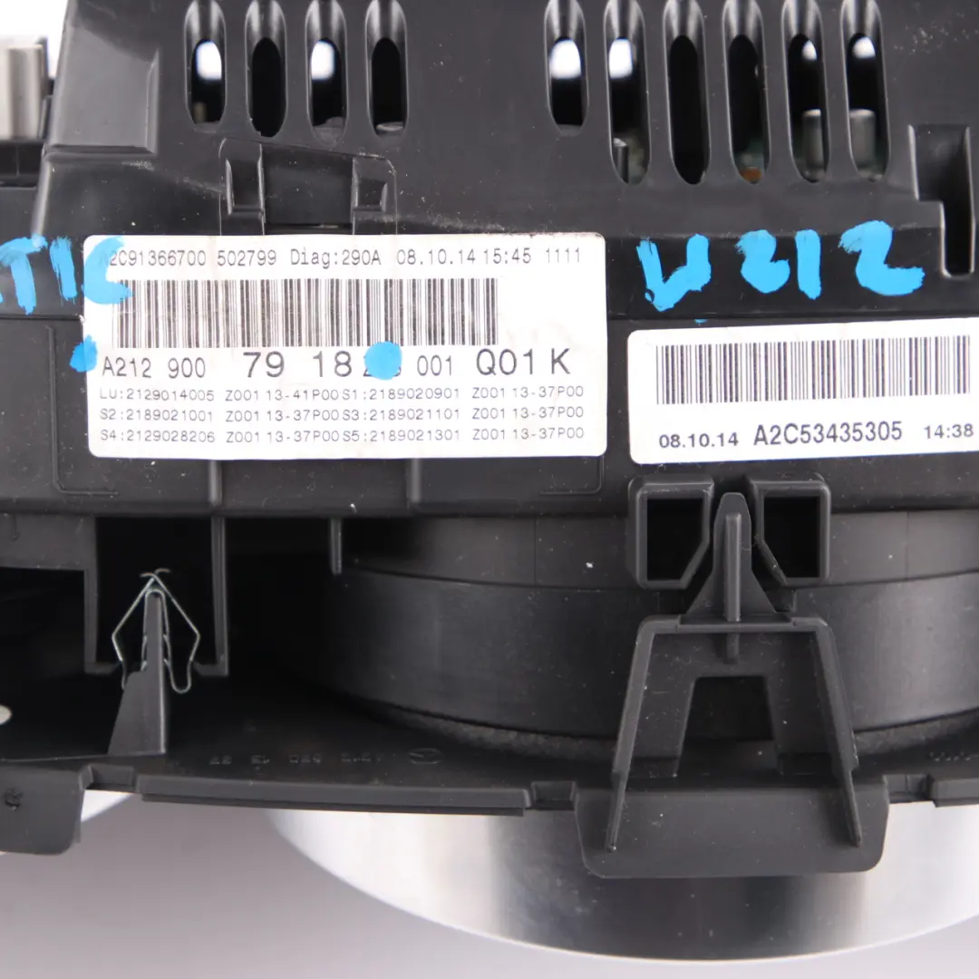 Instrument Cluster Mercedes W212 Diesel Speedo Clocks Automatic to with Part number A2129007918 Instrument Cluster Mercedes W212 Diesel Speedo Clocks Automatic - SKU rhd-A2129007918 - Part number A2129007918