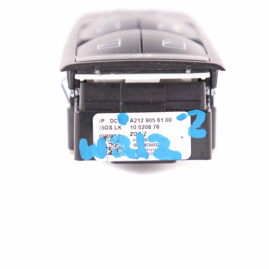  Lifter Switch Mercedes W212 Window Panel Driver's Side Auto Dip - SKU rhd-A2129056100-2 - Part number A2129056100
