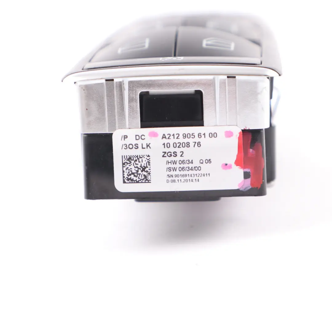 Window Lifter Switch Panel Driver's Side Mirrors Adjustment to Mercedes W212 with Part number A2129056100 Mercedes W212 Window Lifter Switch Panel Driver's Side Mirrors Adjustment - SKU rhd-A2129056100-4 - Part number A2129056100