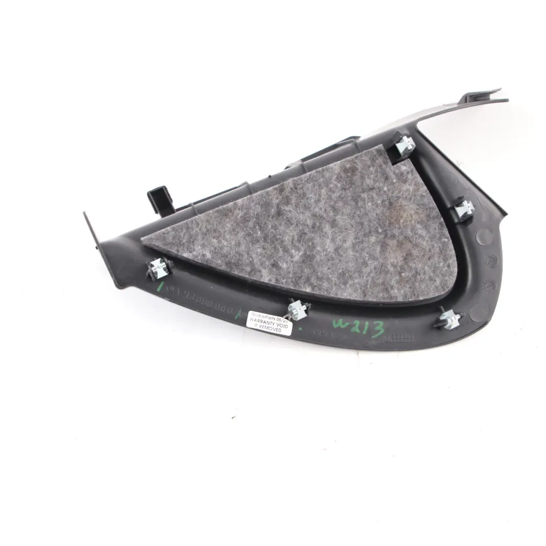Dashboard Trim Panel Right O/S Black to Dash Cover Mercedes W213 S213 with Part number A2136800607 Dash Cover Mercedes W213 S213 Dashboard Trim Panel Right O/S Black - SKU rhd-A2136800607 - Part number A2136800607