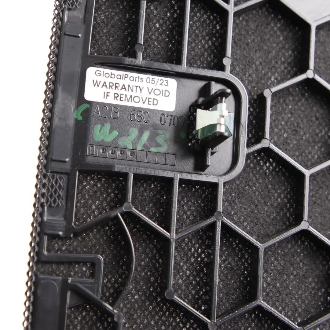 Dashboard Speaker Cover Mercedes W213 S213 Trim Panel Grille Front to with Part number A2136800707 Dashboard Speaker Cover Mercedes W213 S213 Trim Panel Grille Front - SKU rhd-A2136800707 - Part number A2136800707