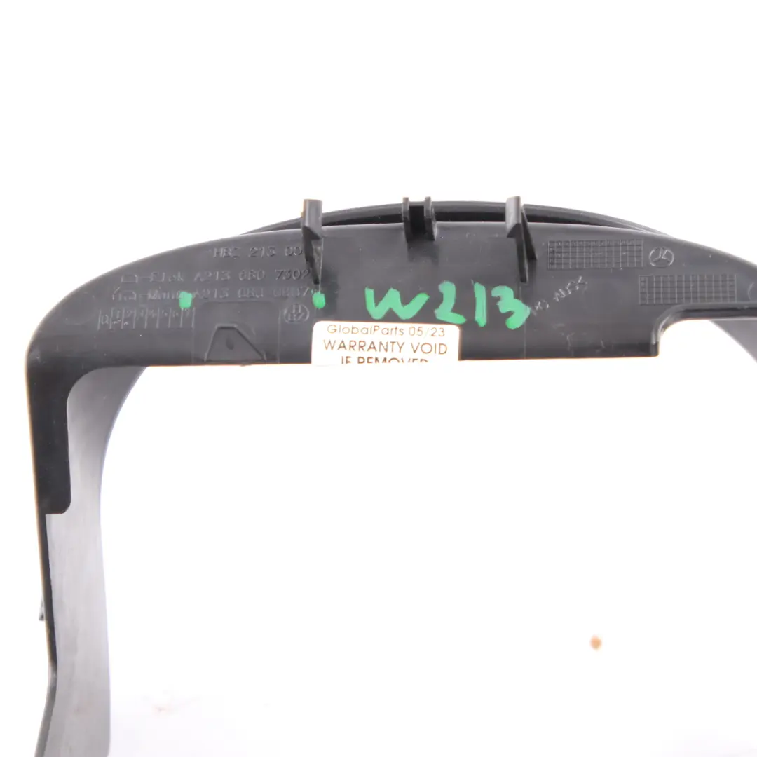  Column Cover Mercedes W213 Steering Wheel Trim Panel Surround Black - SKU rhd-A2136800907 - Part number A2136800907