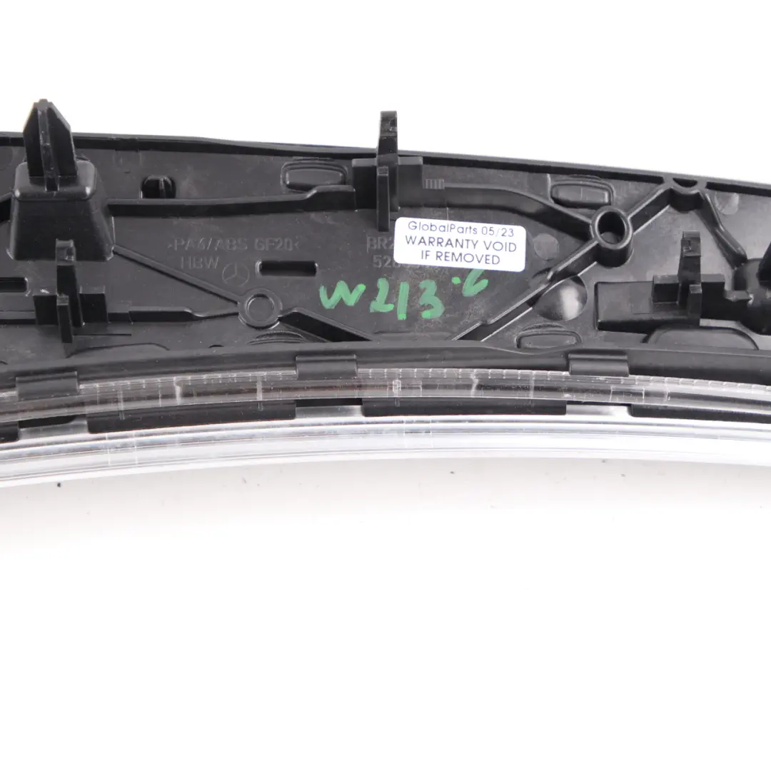 Mercedes W213 Dashboard Cover Trim Dash Center Frame Aluminium - SKU rhd-A2136809000 - Part number A2136809000