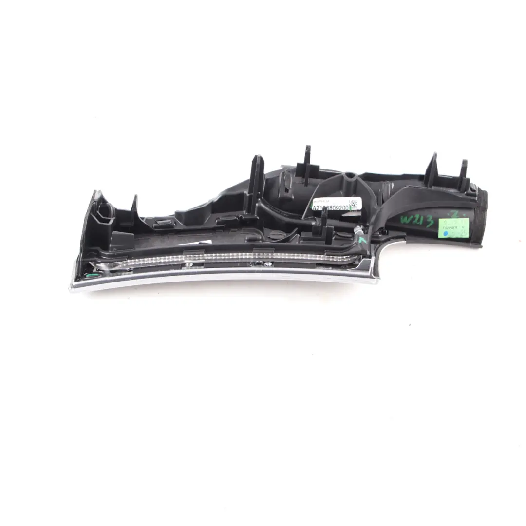 Mercedes W213 Dashboard Trim Cover Panel Front Right O/S Aluminium - SKU rhd-A2136809200 - Part number A2136809200