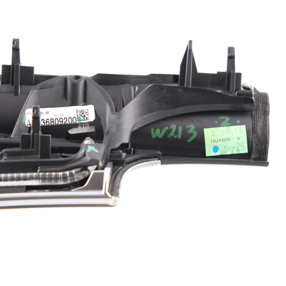 Dashboard Trim Cover Panel Front Right O/S Aluminium to Mercedes W213 with Part number A2136809200 Mercedes W213 Dashboard Trim Cover Panel Front Right O/S Aluminium - SKU rhd-A2136809200 - Part number A2136809200