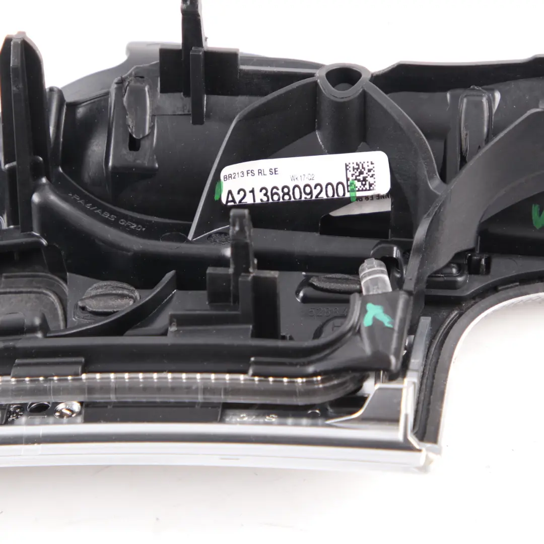 Dashboard Trim Cover Panel Front Right O/S Aluminium to Mercedes W213 with Part number A2136809200 Mercedes W213 Dashboard Trim Cover Panel Front Right O/S Aluminium - SKU rhd-A2136809200 - Part number A2136809200