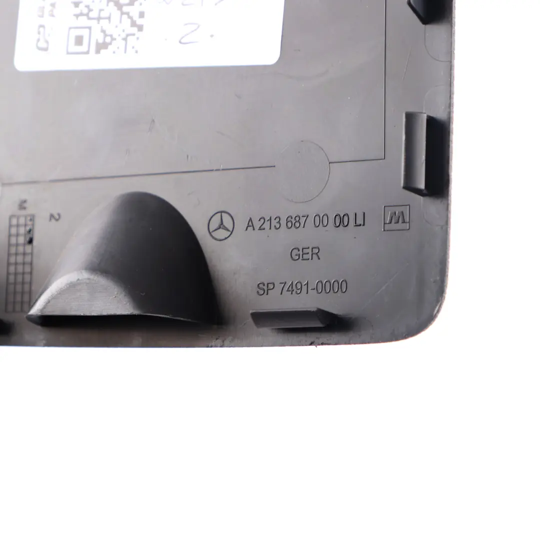 Front Seat Cover Mercedes W213 C257 Trim Left N/S Panel Black to with Part number A2136870000 Front Seat Cover Mercedes W213 C257 Trim Left N/S Panel Black - SKU rhd-A2136870000 - Part number A2136870000