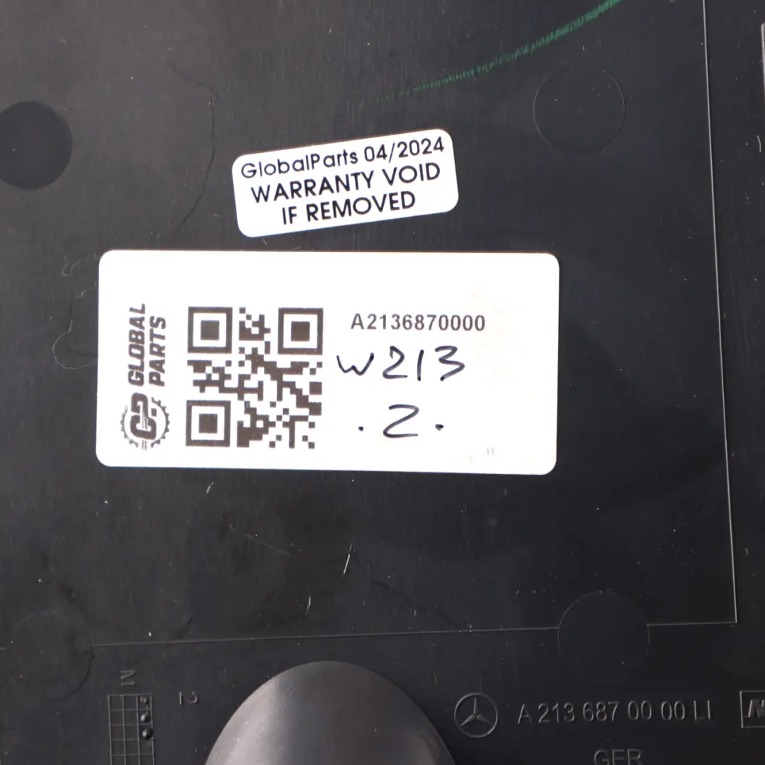 Front Seat Cover Mercedes W213 C257 Trim Left N/S Panel Black to with Part number A2136870000 Front Seat Cover Mercedes W213 C257 Trim Left N/S Panel Black - SKU rhd-A2136870000 - Part number A2136870000