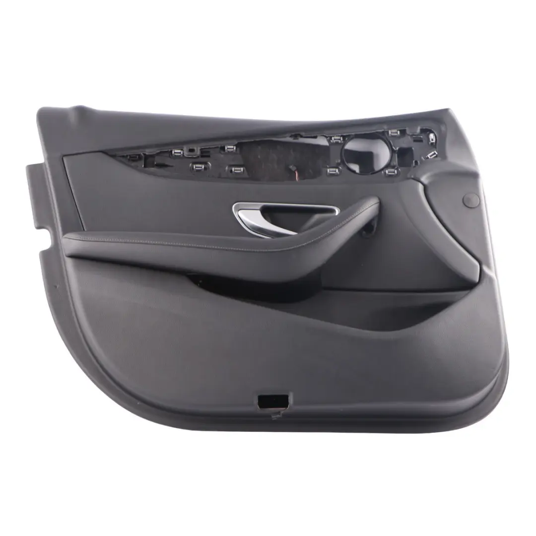 Door Card Cover Front Left N/S Trim Panel Black Leather to Mercedes W213 with Part number A2137207707 Mercedes W213 Door Card Cover Front Left N/S Trim Panel Black Leather - SKU rhd-A2137207707-1 - Part number A2137207707