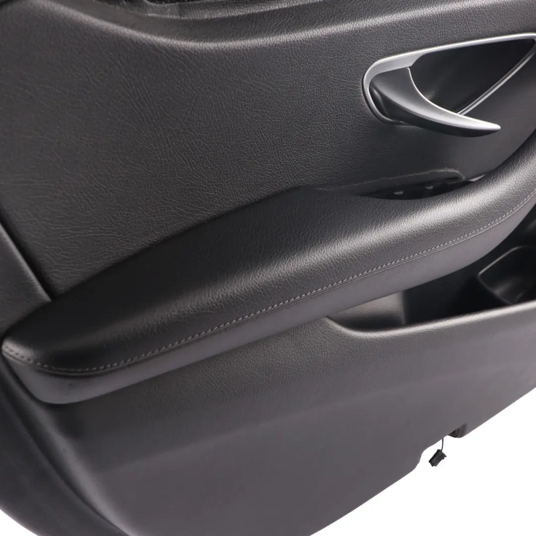 Door Card Cover Front Left N/S Trim Panel Black Leather to Mercedes W213 with Part number A2137207707 Mercedes W213 Door Card Cover Front Left N/S Trim Panel Black Leather - SKU rhd-A2137207707-1 - Part number A2137207707