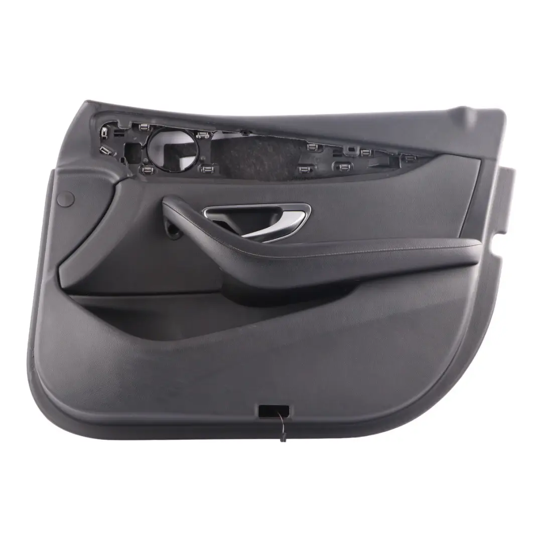 Door Card Cover Front Right O/S Trim Panel Black Leather to Mercedes W213 with Part number A2137208007 Mercedes W213 Door Card Cover Front Right O/S Trim Panel Black Leather - SKU rhd-A2137208007 - Part number A2137208007