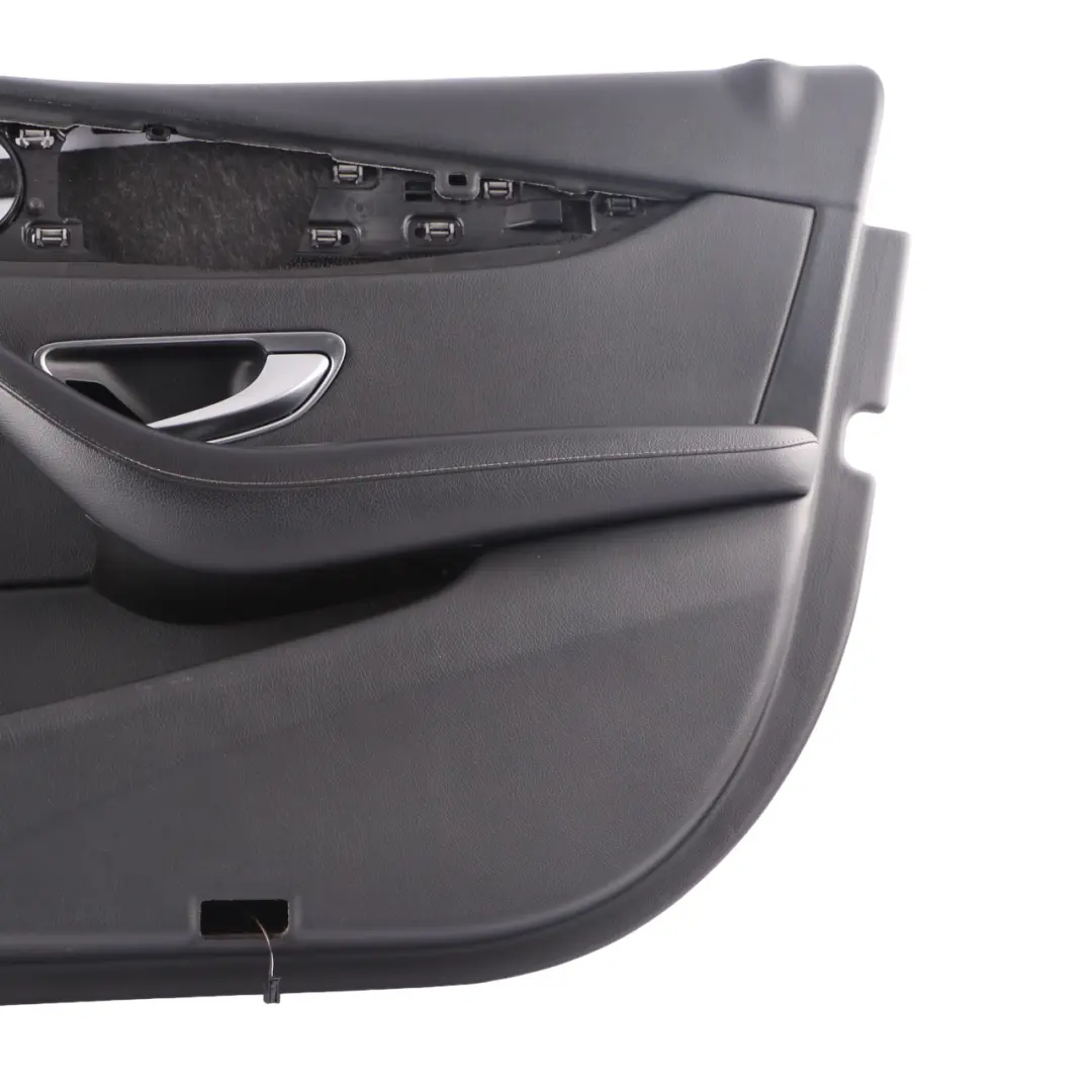 Door Card Cover Front Right O/S Trim Panel Black Leather to Mercedes W213 with Part number A2137208007 Mercedes W213 Door Card Cover Front Right O/S Trim Panel Black Leather - SKU rhd-A2137208007 - Part number A2137208007