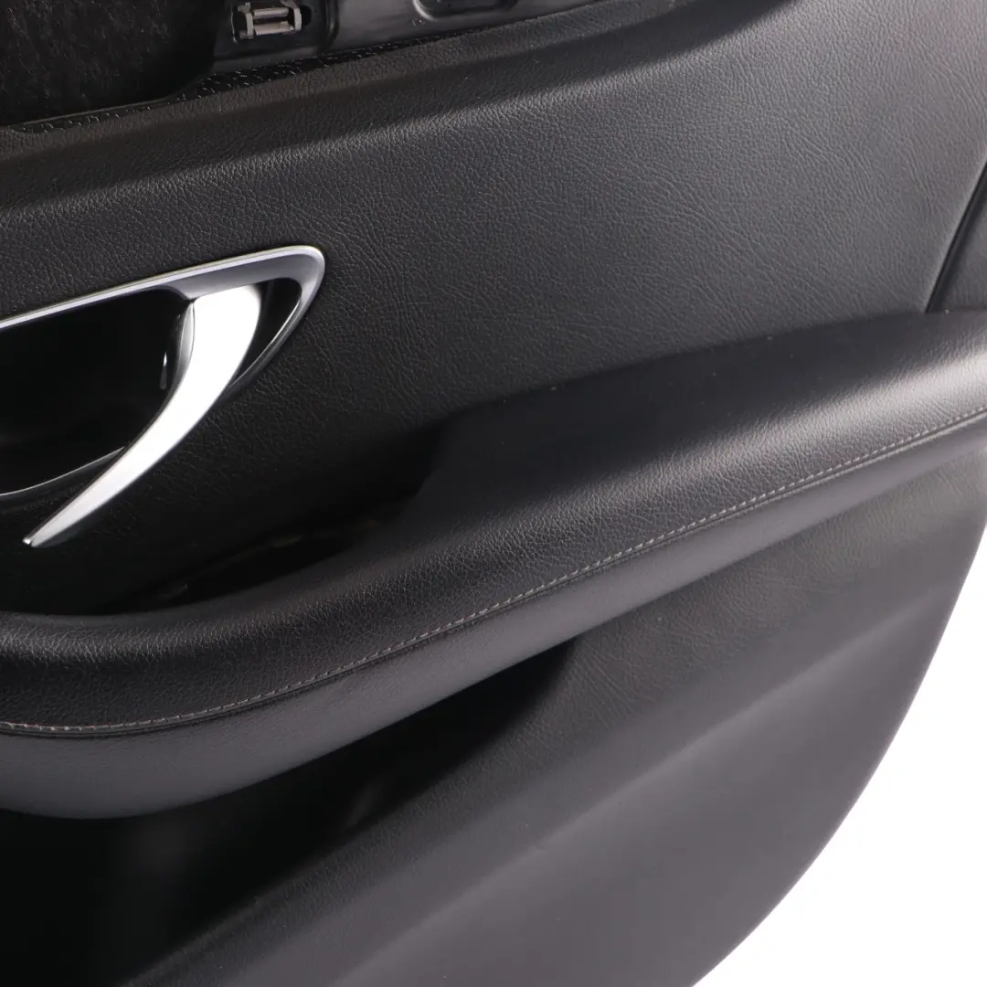 Door Card Cover Front Right O/S Trim Panel Black Leather to Mercedes W213 with Part number A2137208007 Mercedes W213 Door Card Cover Front Right O/S Trim Panel Black Leather - SKU rhd-A2137208007 - Part number A2137208007