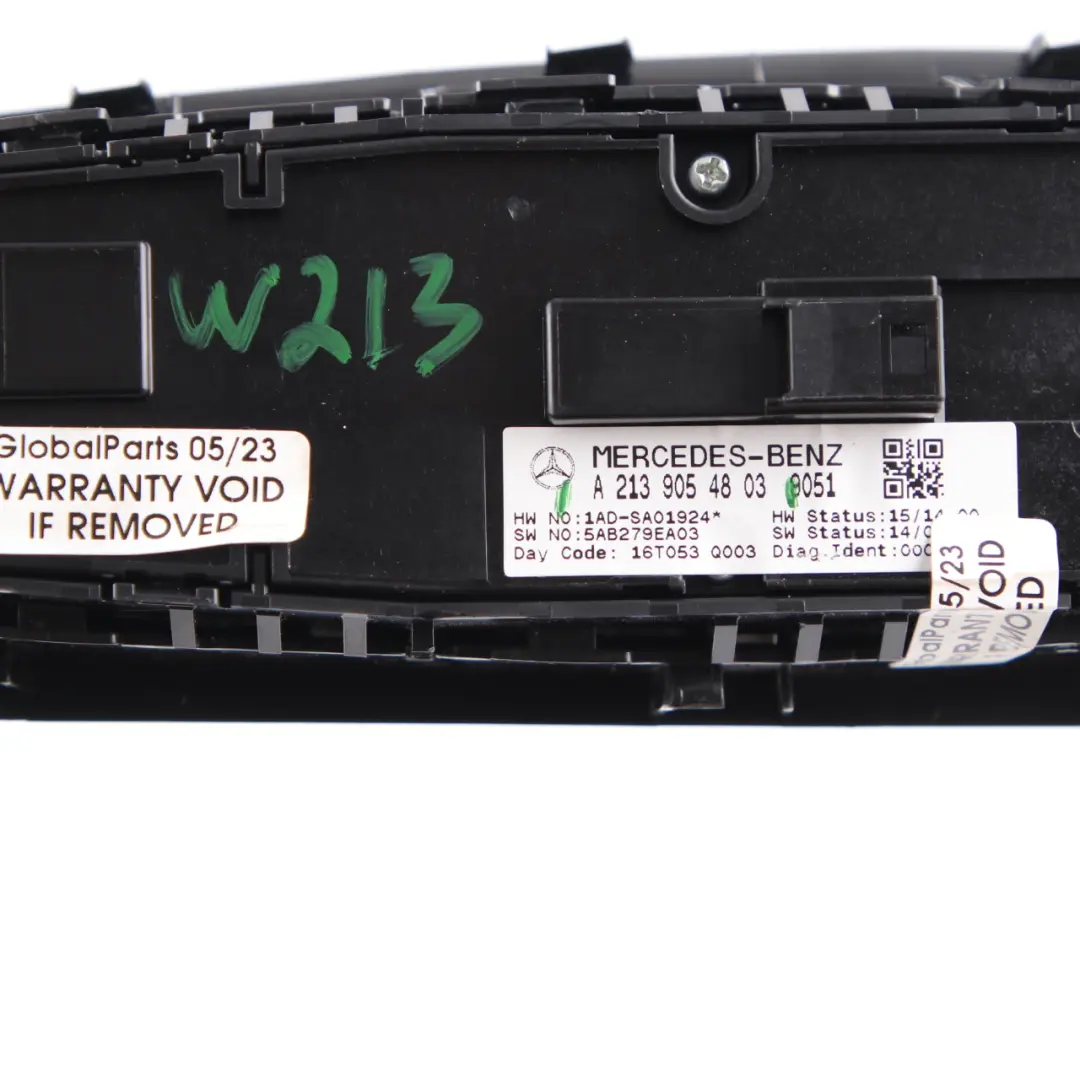 Window Lifter Switch Mercedes W213 S213 Driver's Side Mirror Control to with Part number A2139054803 Window Lifter Switch Mercedes W213 S213 Driver's Side Mirror Control - SKU rhd-A2139054803 - Part number A2139054803