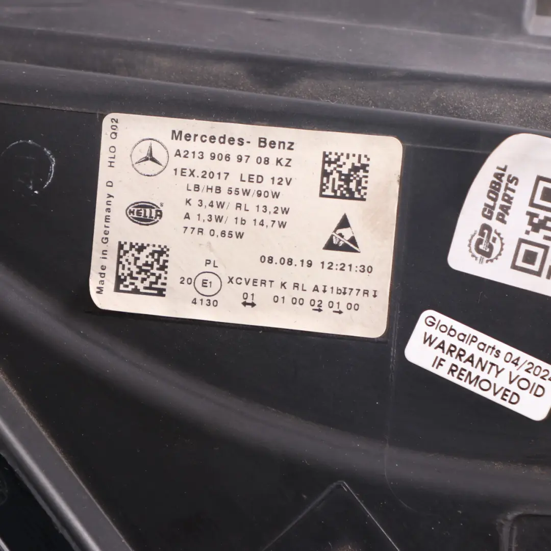 Headlight Headlamp Multibeam LED Front Left N/S A2139069708 to Mercedes W213 C238 with Part number A2139060507 Mercedes W213 C238 Headlight Headlamp Multibeam LED Front Left N/S A2139069708 - SKU rhd-A2139060507 - Part number A2139060507