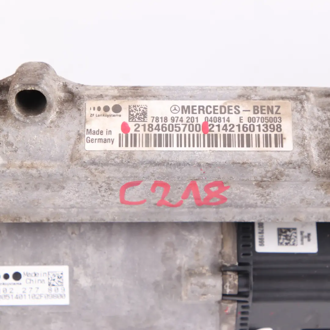 Mercedes CLS W218 Power Steering Rack Box Gear Electric - SKU rhd-A2184605700 - Part number A2184605700