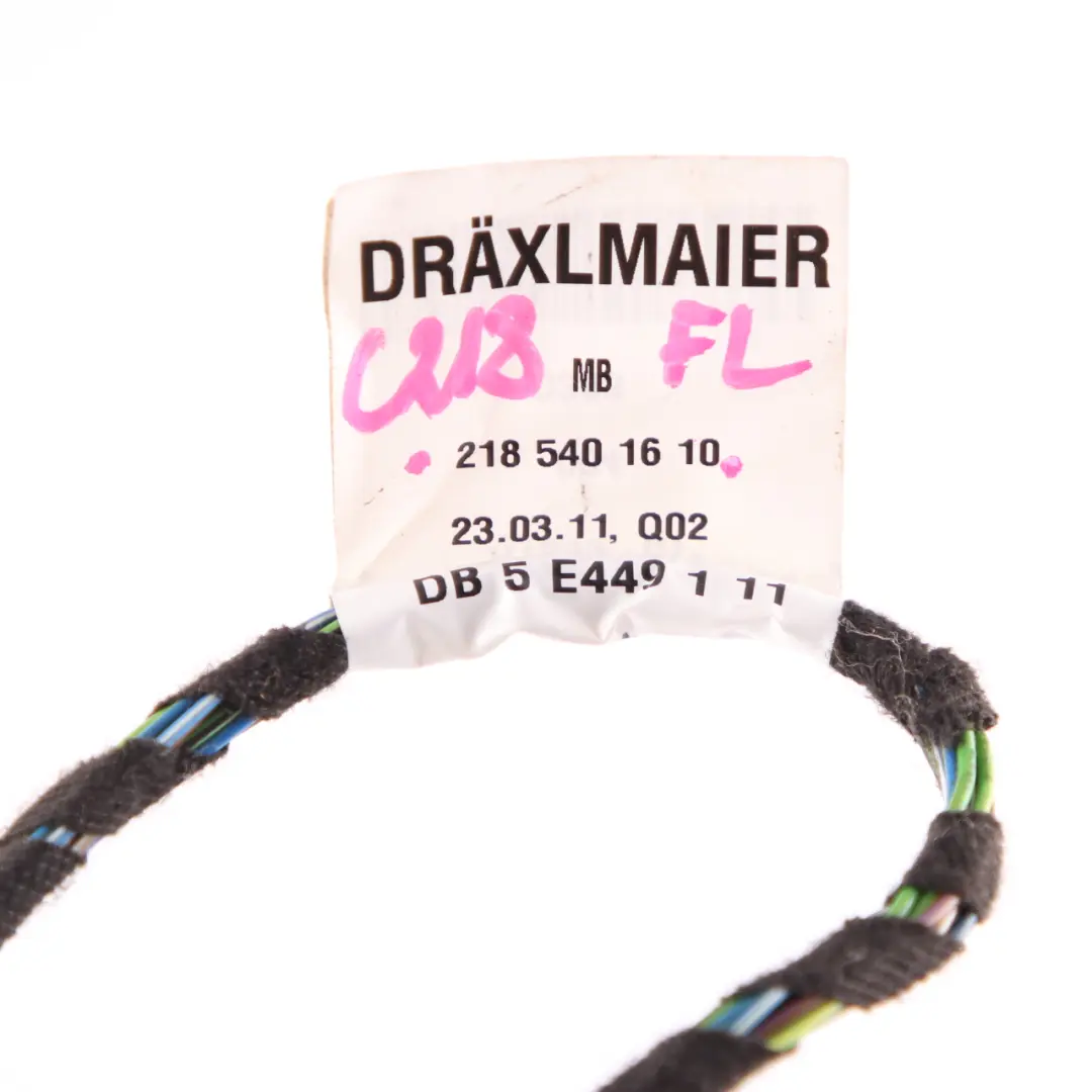 W218 Door Wiring Harness Loom Front Left Right N/O/S to Mercedes CLS with Part number A2185401610 Mercedes CLS W218 Door Wiring Harness Loom Front Left Right N/O/S - SKU rhd-A2185401610 - Part number A2185401610