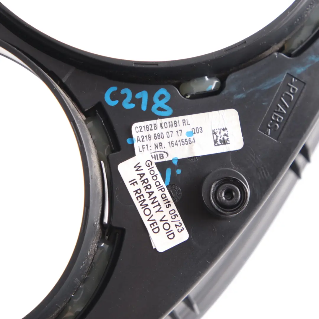 W218 Instrument Cluster Speedo Clocks Cover Trim Surround to Mercedes with Part number A2186800717 Mercedes W218 Instrument Cluster Speedo Clocks Cover Trim Surround - SKU rhd-A2186800717 - Part number A2186800717