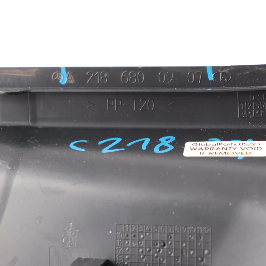 W218 Dashboard Trim Cover Panel Front Left N/S Black to Mercedes CLS with Part number A2186800907 Mercedes CLS W218 Dashboard Trim Cover Panel Front Left N/S Black - SKU rhd-A2186800907 - Part number A2186800907