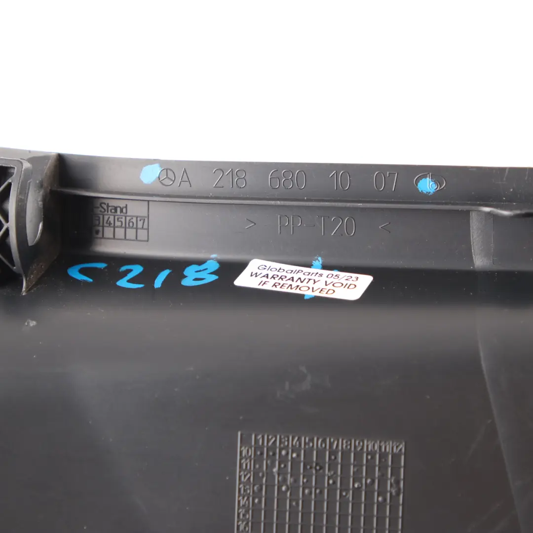 Mercedes CLS W218 Dashboard Trim Cover Panel Front Right O/S Black - SKU rhd-A2186801007 - Part number A2186801007