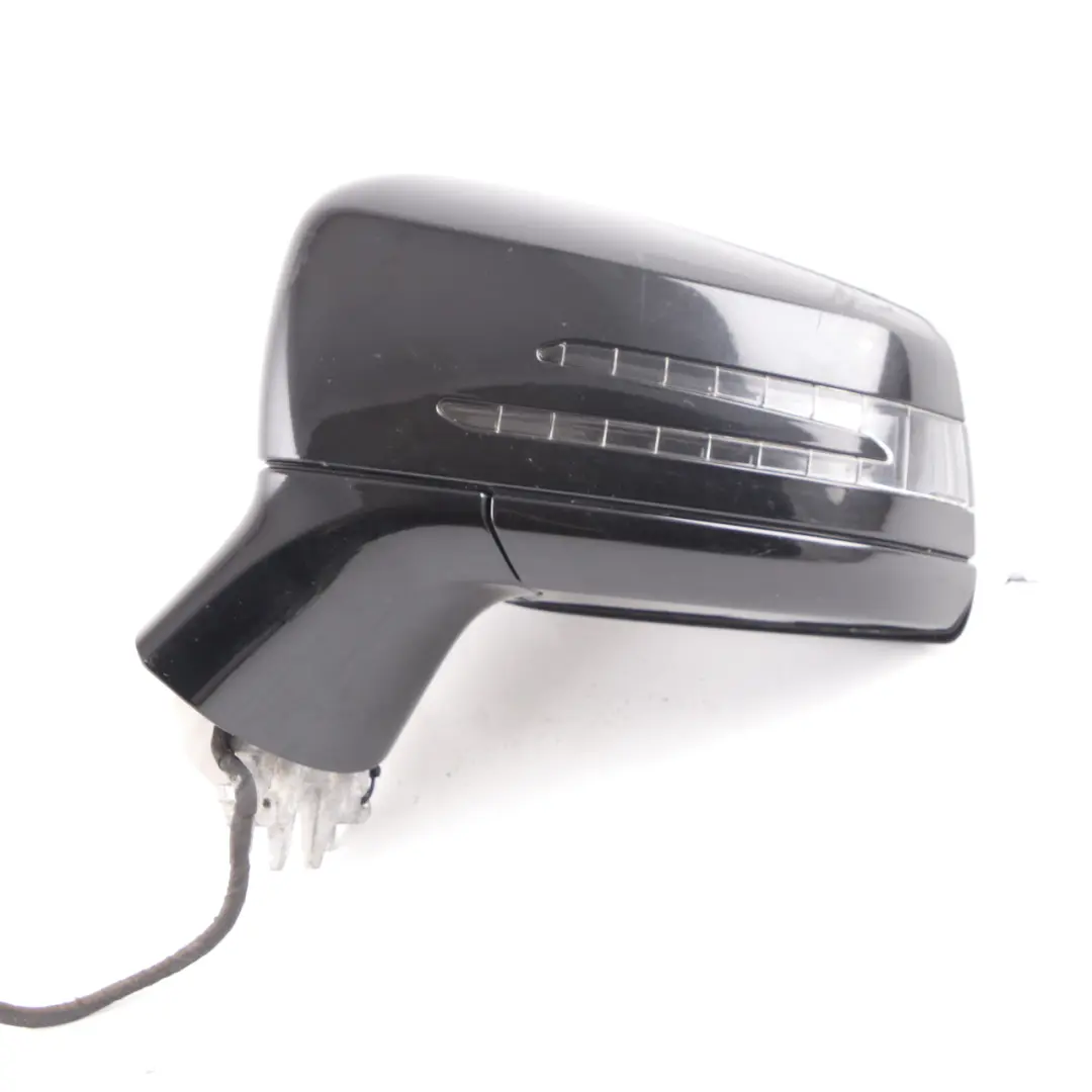 Mercedes CLS W218 Wing Mirror Door Left N/S Power Fold Obsidian Black - 197 - SKU rhd-A2188104100-OB - Part number A2188104100