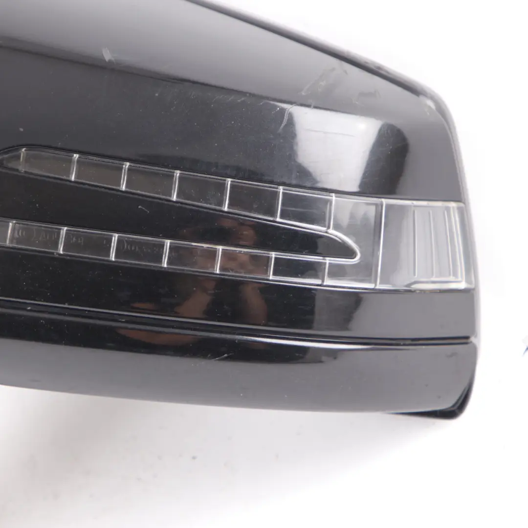 Mercedes CLS W218 Wing Mirror Door Left N/S Power Fold Obsidian Black - 197 - SKU rhd-A2188104100-OB - Part number A2188104100