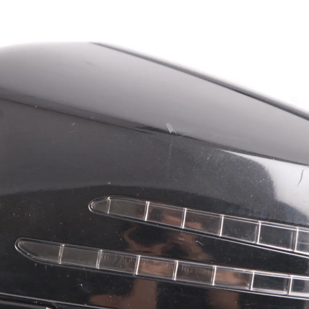 Mercedes CLS W218 Wing Mirror Door Left N/S Power Fold Obsidian Black - 197 - SKU rhd-A2188104100-OB - Part number A2188104100