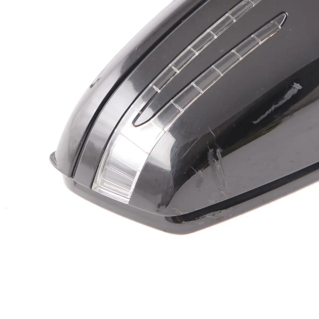 Mercedes CLS W218 Wing Mirror Door Left N/S Power Fold Obsidian Black - 197 - SKU rhd-A2188104100-OB - Part number A2188104100