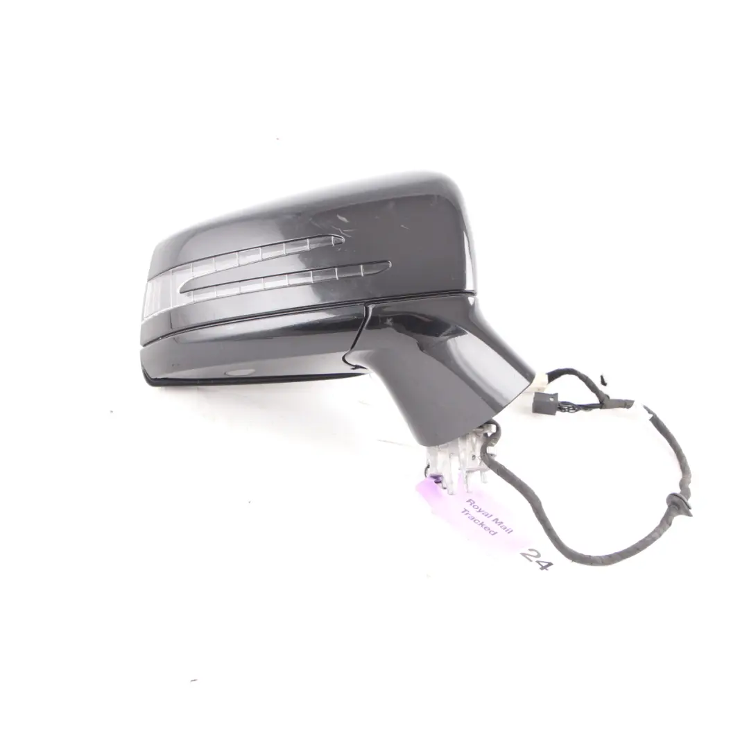 Mercedes CLS W218 Wing Mirror Door Right O/S Power Fold Obsidian Black - 197 - SKU rhd-A2188104400-OB - Part number A2188104400