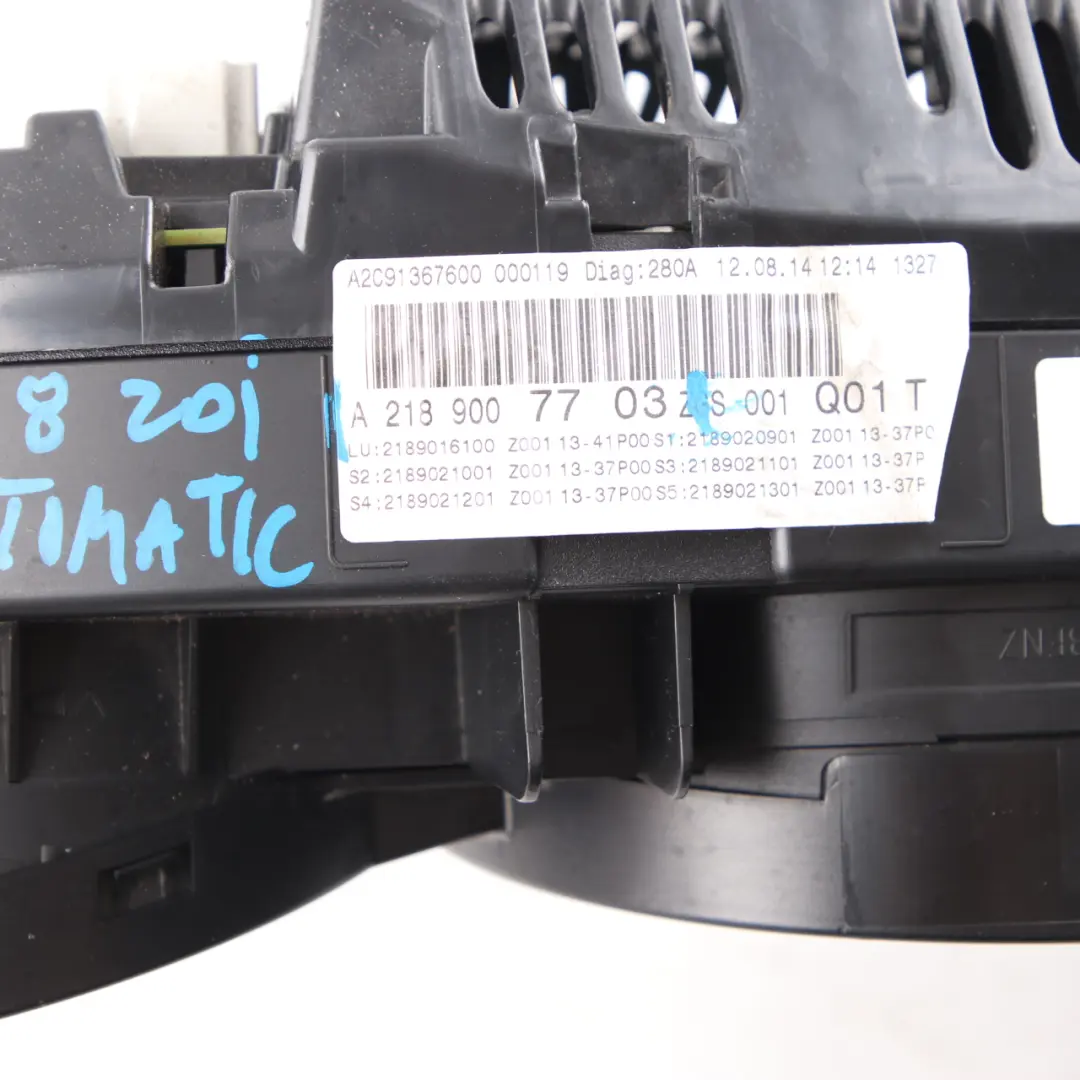 W218 Instrument Cluster Diesel Speedo Clocks Automatic to Mercedes CLS with Part number A2189007703 Mercedes CLS W218 Instrument Cluster Diesel Speedo Clocks Automatic - SKU rhd-A2189007703 - Part number A2189007703