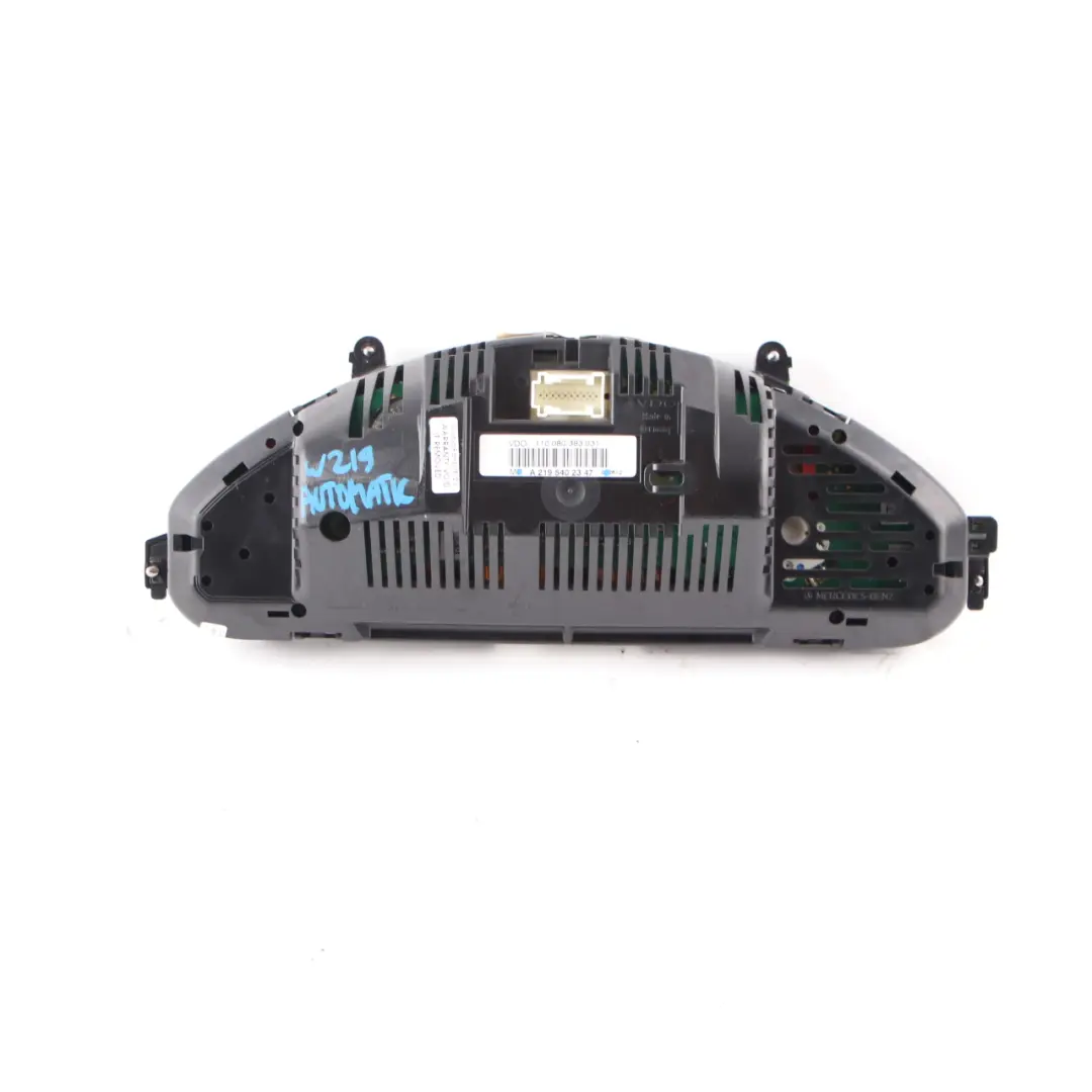 W219 Diesel Instrument Cluster Speedo Clocks Automatic to Mercedes CLS with Part number A2195402347 Mercedes CLS W219 Diesel Instrument Cluster Speedo Clocks Automatic - SKU rhd-A2195402347 - Part number A2195402347