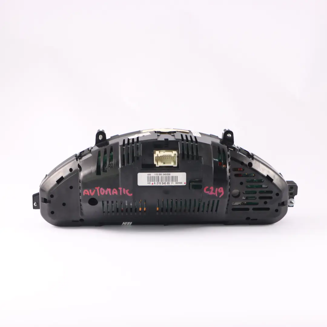 Instrument Cluster Speedo Clocks Automatic to Mercedes CLS C219 Diesel with Part number A2195406511 Mercedes CLS C219 Diesel Instrument Cluster Speedo Clocks Automatic - SKU rhd-A2195406511 - Part number A2195406511