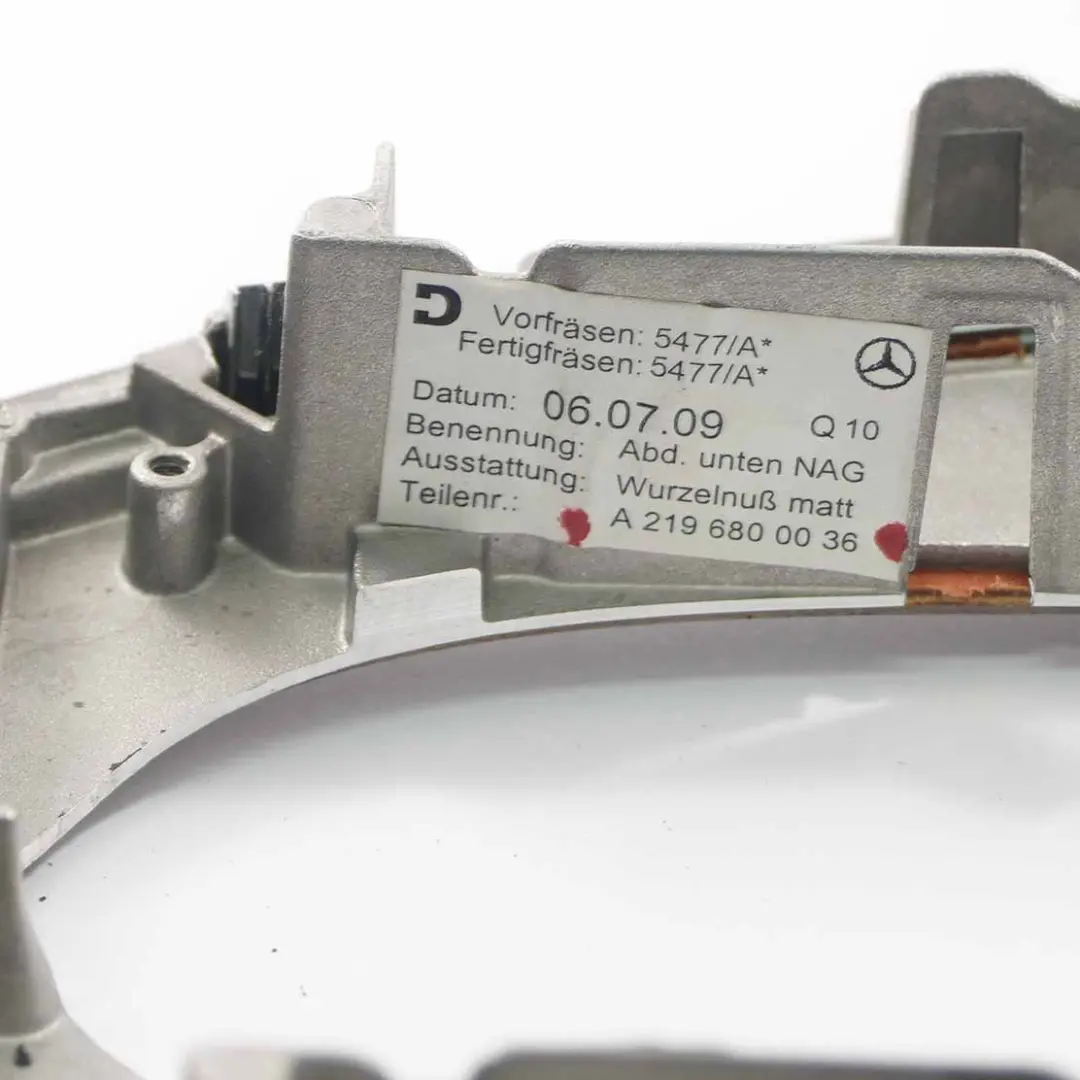 Centre Console Gear Selector Cover Surround Trim Wood to Mercedes C219 with Part number A2196800036 Mercedes C219 Centre Console Gear Selector Cover Surround Trim Wood - SKU rhd-A2196800036 - Part number A2196800036