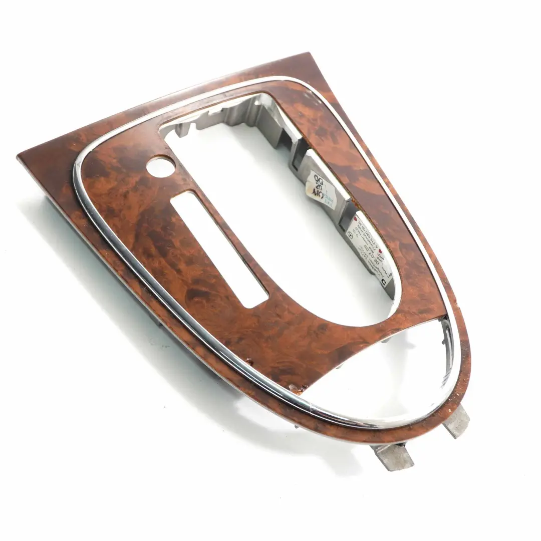 Mercedes C219 Centre Console Gear Selector Cover Surround Trim Wood - SKU rhd-A2196800036 - Part number A2196800036