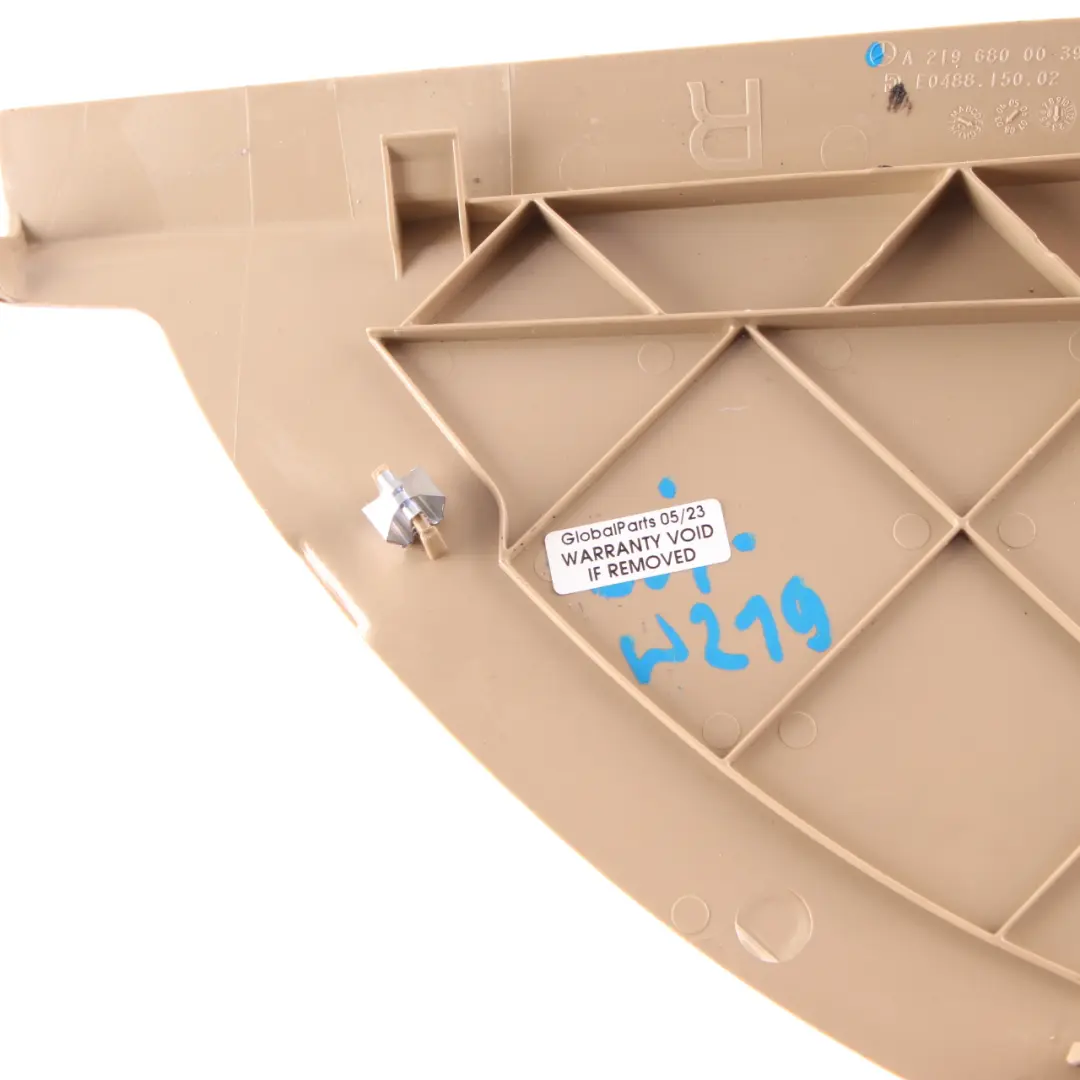 W219 Dashboard Trim Cover Panel Front Right O/S Beige to Mercedes CLS with Part number A2196800039 Mercedes CLS W219 Dashboard Trim Cover Panel Front Right O/S Beige - SKU rhd-A2196800039 - Part number A2196800039